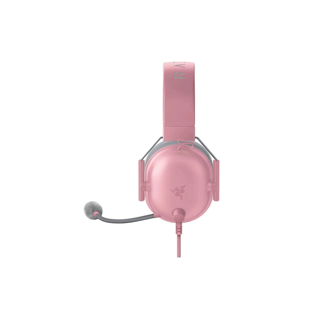 Razer BlackShark V2 X - Wired Gaming Headset - Quartz Pink in Qatar Razer BlackShark V2 X - Wired Gaming Headset - Quartz Pink in Qatar